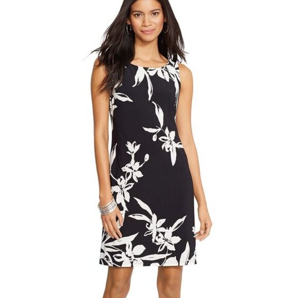 AMERICAN LIVING Floral Printed Shift Dress - Picture 1 of 2